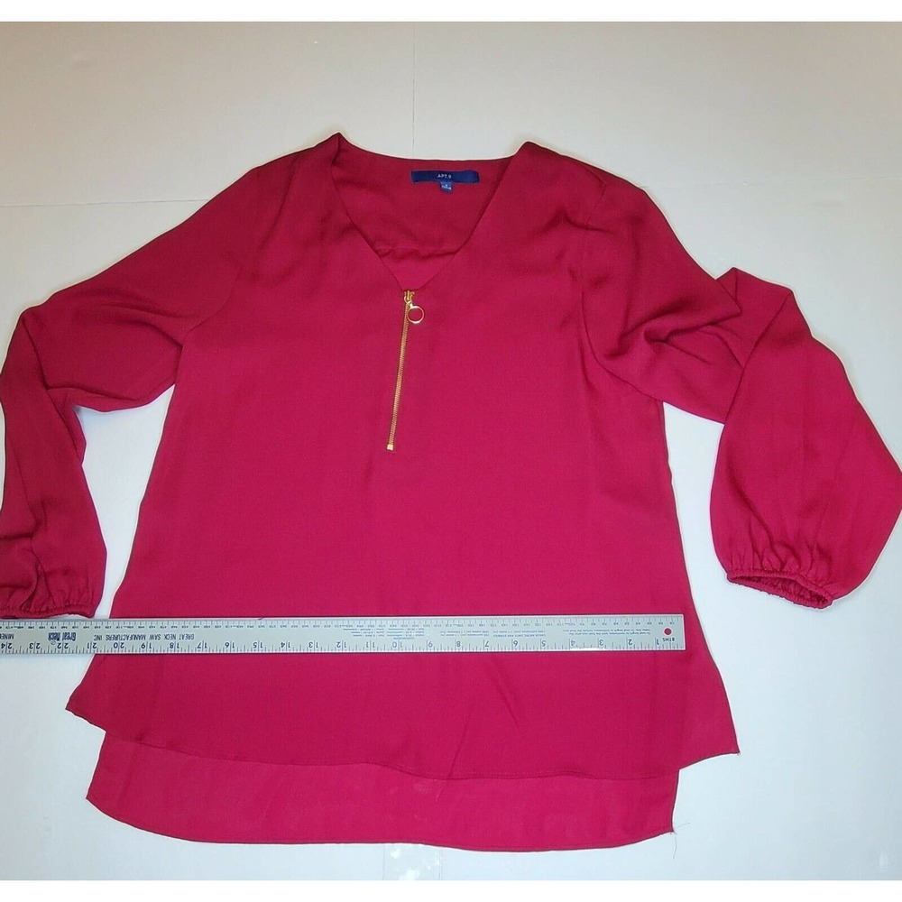 Womens Blouse APT.9 Brand Small Burgundy Color